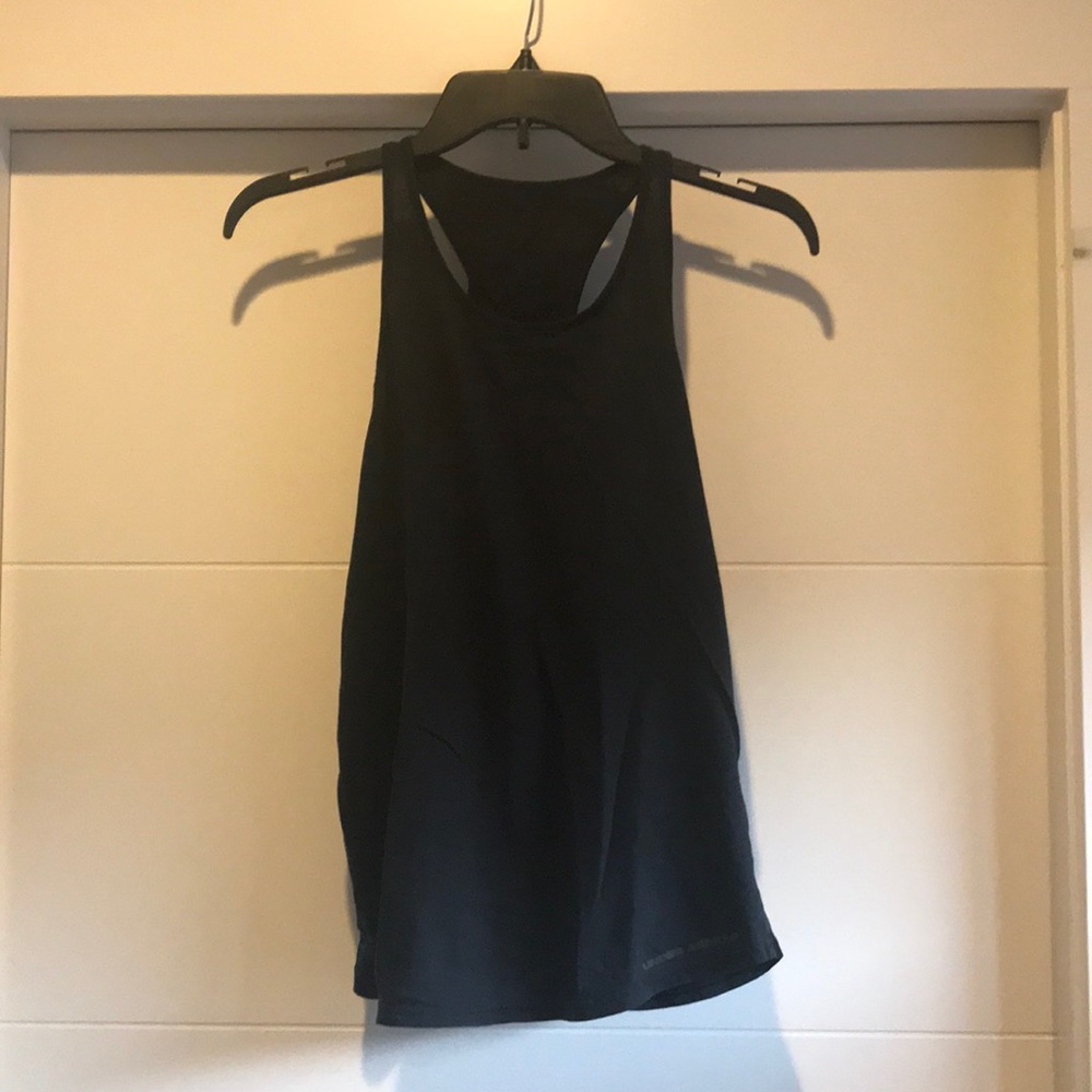 Black Under Armour workout tank